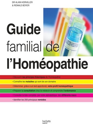 cover image of Guide familial de l'homéopathie